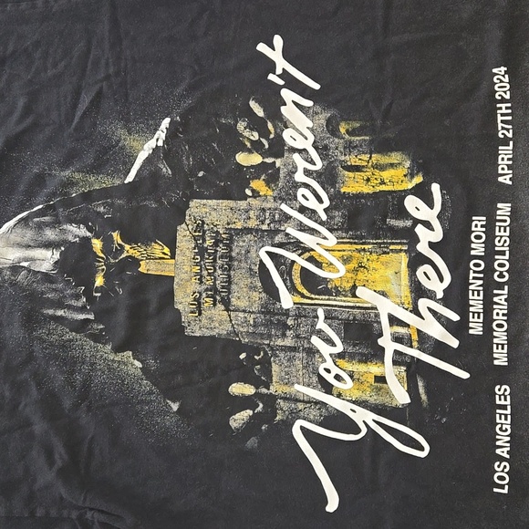 Darc Sport Men's You Weren't There Premium Vintage T-Shirt Black Size Medium NWT - Picture 6 of 11